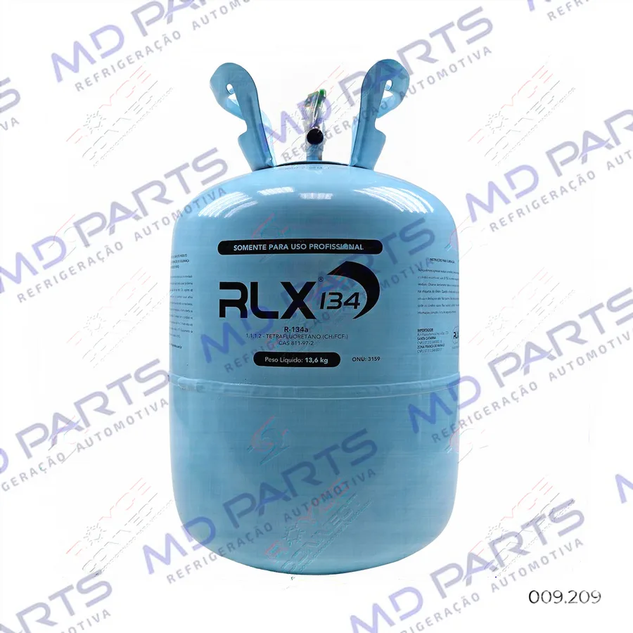Fluido Refrigerante RLX R134a Cilindro com 13,6Kg