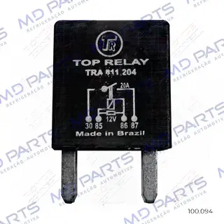 Mini Relé 4 Terminais Tipo Agulha 12 Volts 20A Injeção Eletrônica / Ar Condicionado Uso Geral Chevrolet Blazer/Silverado/ S10 OEM: 12088567
