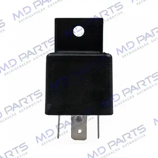Relé Ar Condicionado Universal de 4 Pinos 40a - com Suporte GM/ Ford/ Fiat/ Volkswagen/ Toyota/ Troller - 12 Volts