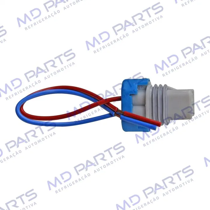 Chicote Conector 2 Vias Magnético Compressor CVC Denso/ Delphi/ Mahle/ Fiat Palio Fire/ Uno Fire/ Doblo/ Mobi 2014>/ Punto/ Chevrolet Astra/ Vectra/ Celta/ Prisma/ Corsa/ Montana/ S10 — foto 3