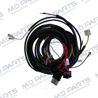 Chicote do Ar Condicionado Dianteiro Ducato Motor 2.3 e 2.8 Nova p/ 2 Eletro Auxiliar sem Ligação no Módulo