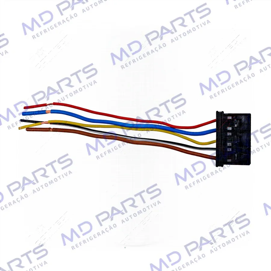 Chicote Conector 4 Vias da Resistência RC.420.015 Fiat Palio/ Iveco Daily/ Volkswagen Gol 1996> G2/G3/G4