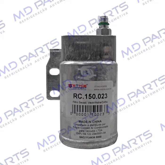 Filtro Secador Chevrolet Vectra/Zafira 2006 Até 2008/ Astra 1999 Até 2008 R134a OEM: 9117400