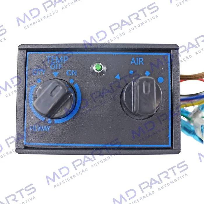 Painel de Controle do Ar Condicionado da Caixa Evaporadora Universal RC.740.014 - 12 Volts
