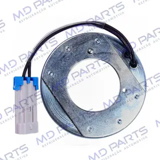 Magnético do Compressor Delphi CVC Chevrolet Agile/ Astra/ Zafira/ Celta/ Meriva/ Montana/ Prisma>2012/ Fiat Palio/ Stilo/ Brava/ Doblo - 12 Volts OEM: 6581124