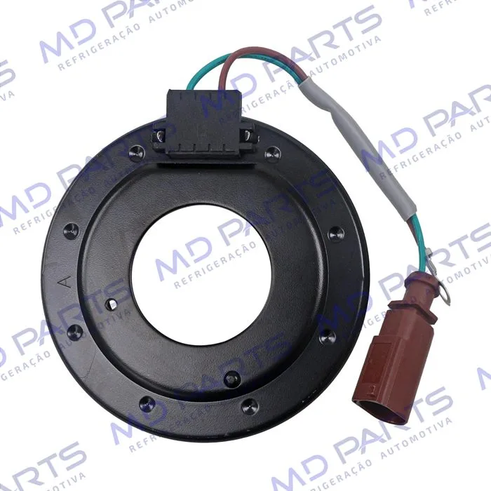 Magnético do Compressor Modelo Sanden Volkswagen Polo 1.0 TSI/ T-Cross 1.0 TSI 2022>/ Virtus 1.4 Turbo 2022> - 12 Volts