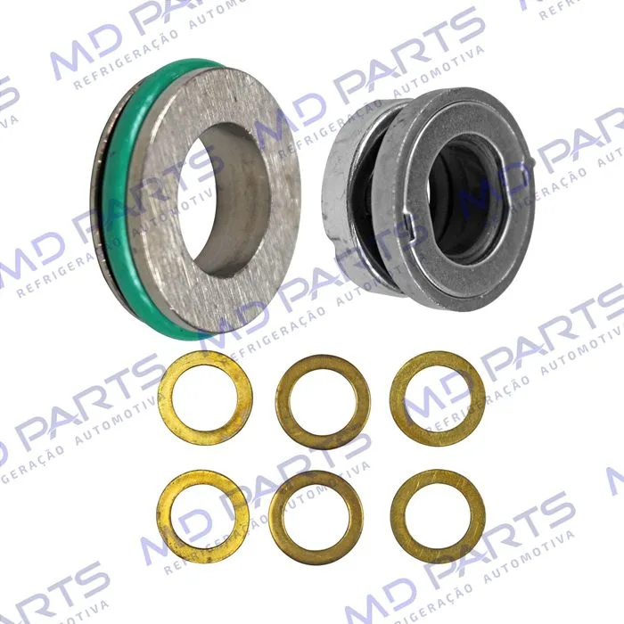 Selo do Compressor Chrysler A590 / C171 Ford FS6 Denso 6E171 / 10P13 / 10P15 / 10P17 / 10P08E Mecânico R134a