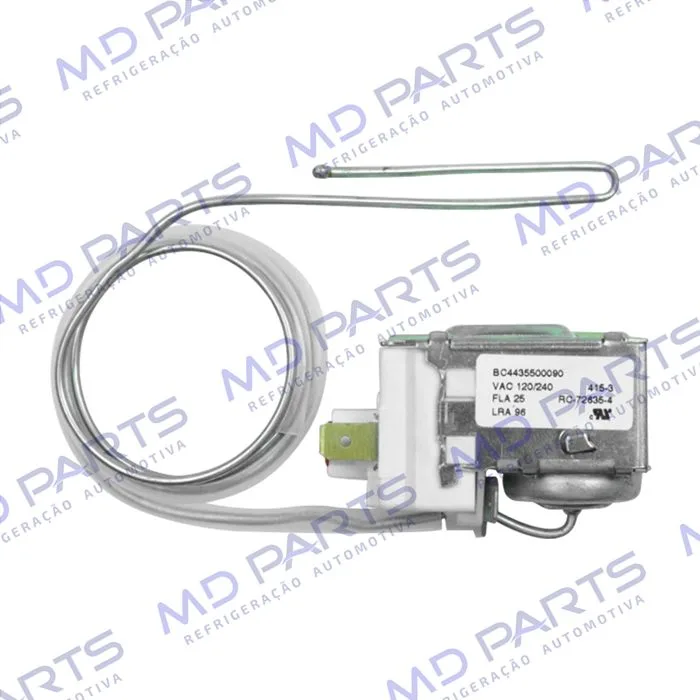 Termostato Automático Blindado Robertshaw Volkswagen Gol/ Parati/ Saveiro 1996> Capilar 600mm OEM: 377959281A