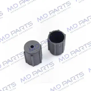 Tampa Plástica De Baixa da Válvula de Serviço R134a 10mm Pacote Com 10 Pçs