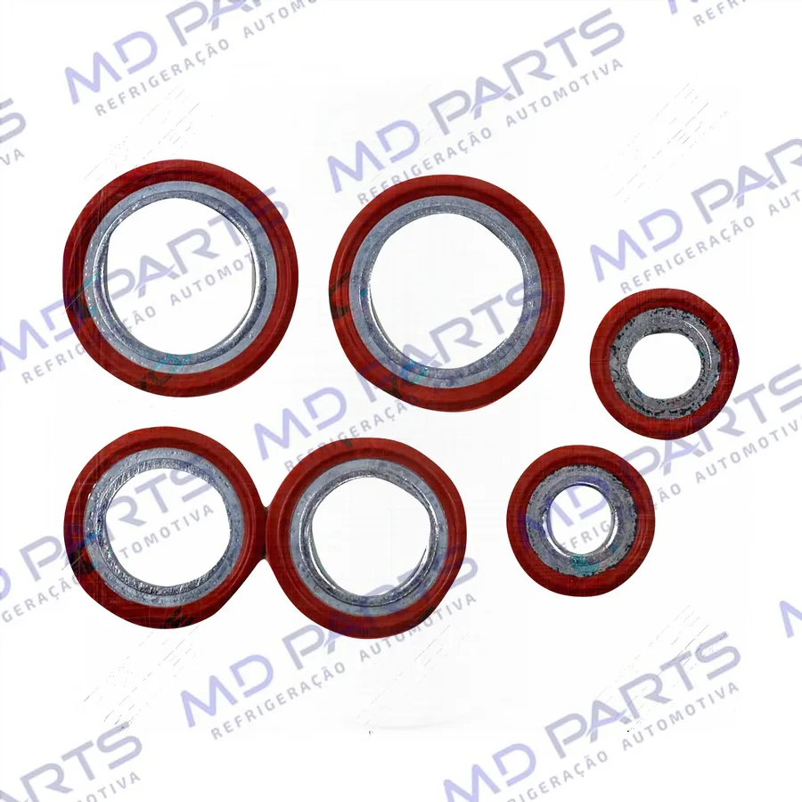 Arruela de Vedação de Sucção e Descarga Compressor Ford Focus/ New Fiesta/ Fusion/ Ranger/ Edge/ Bronco/ EcoSport/ Ka OEM: DS7Z19B596A