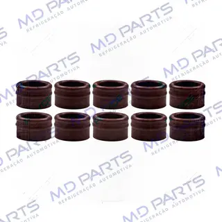 Anel O´ring de 8mm do Compressor Peugeot 206/ 307/ Citroën - Pacote com 10 Pçs