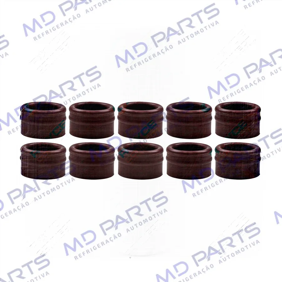 Anel O´ring de 8mm do Compressor Peugeot 206/ 307/ Citroën - Pacote com 10 Pçs