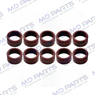 Anel O´ring de 10mm do Compressor Peugeot 206/ 307/ Citroën - Pacote com 10 Pçs