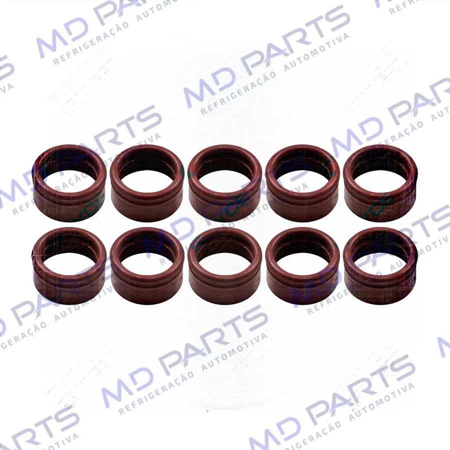 Anel O´ring de 10mm do Compressor Peugeot 206/ 307/ Citroën - Pacote com 10 Pçs