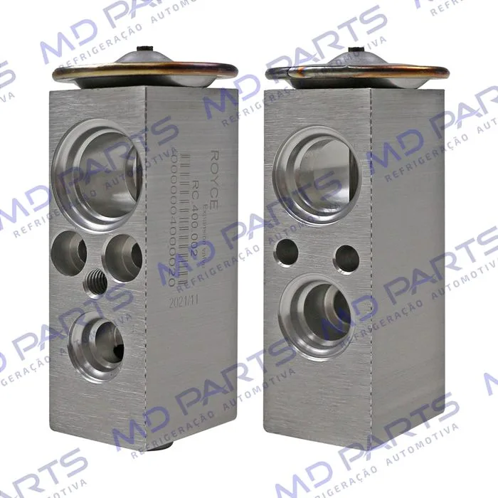 Válvula Expansão Block 1,5t O'ring Peugeot 405/406 / BMW/ MB/ Renault 19/Clio / Xsara Picasso/ Vectra >1996/ Corsa 2003>/ Golf 1995>/ Escort 1993 Até 2003/ Zafira/ Montana/ Scania 2008> Qualidade BB