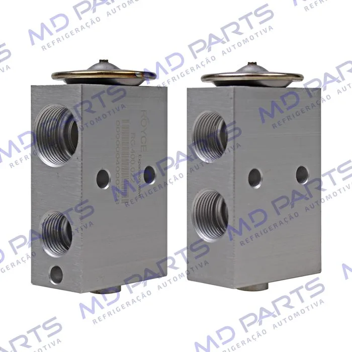 Válvula de Expansão Block 2.T Spheros R134a Motoniveladora New holland G170/ G170VP/ RG140/ RG170/ RG170.B/ RG200.B OEM: 32745700/ 75252027 — foto 2
