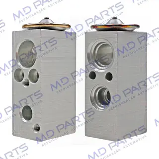 Válvula de Expansão Renault Master/ Fluence/ Sandero/Logan 2013> Fiat Uno 2010/ Palio 2012> Cronos/ Argo 2013> Jeep Renegade 2013> Máquina Case Patriot 250 a 350/ Farmal 110A a 130A/ New Holland T4 / T5
