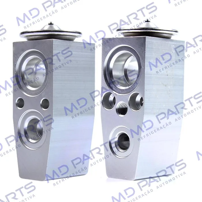 Válvula de Expansão Chevrolet Agile/ Cruze/ Camaro/ Cobalt/ Spin/ Montana 2011>/ Onix 2013>/ Tracker 2021>/ Ford EcoSport/ Fiesta 2012> / Ka 2014> / Máquina John Deere CH570/ CH670/ 670G/ 672G OEM: AL203088 — foto 2