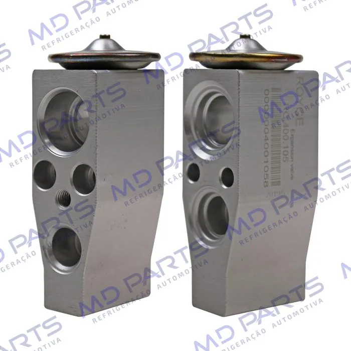 Válvula de Expansão Block Volkswagen Golf GTI 2015> Polo / Virtus / T-Cross/ Nivus OEM: 2QB816103A Valeo OEM: 2QB816679C Mahle