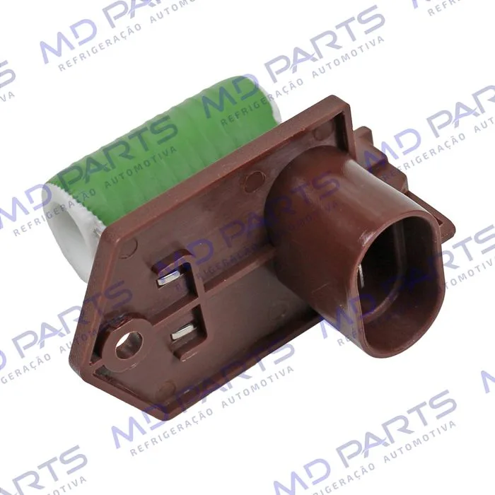Resistência do Eletroventilador do Radiador Sistema Denso Fiat Novo Uno Way/ Uno Vivace/ Mobi/ Grand Siena/ Palio/ Strada/ Bravo/ Toro/ Jeep Renegade - 12 Volts OEM: 51905875/ 51890981