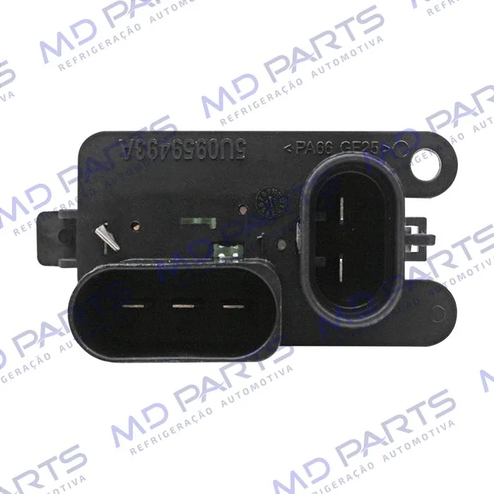 Resistência do Eletroventilador do Radiador Volkswagen Polo/ Gol G5/ Saveiro G5/ Voyage/ Fox 3 Pino Todos 2007> - 12 Volts OEM: 5U0959493 — foto 5