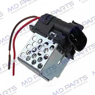 Resistência do Eletroventilador Chevrolet Astra 1998 Até 2011/ Vectra 1997 Até 2011 - 12 Volts OEM: 134503068