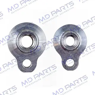 Conector Adaptador para Compressor 7H15 RC.600.053 Caminhão Volvo - Alumínio
