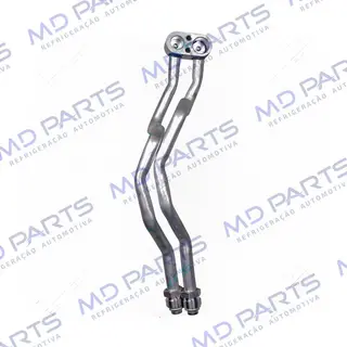 Conector de Saida do Evaporador Fiat Palio Fire Válvula Expansão Santana ( Adaptação em Outros Veiculos ) - Alumínio