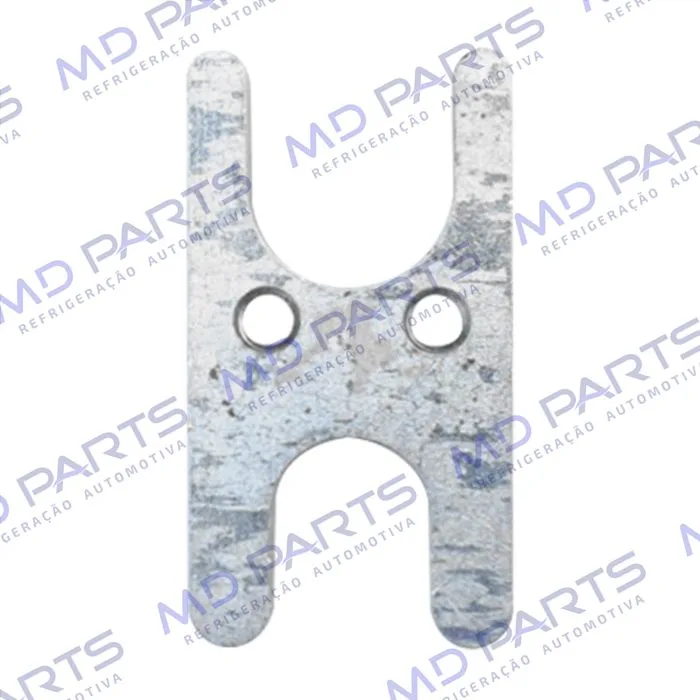 H de 2 Furos para Fixação Valvula Block Volkswagen Fox - Aço — foto 2