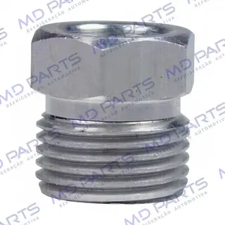 Niple De Aluminio Para Conexão 10mm O´ring Rosca 7/8