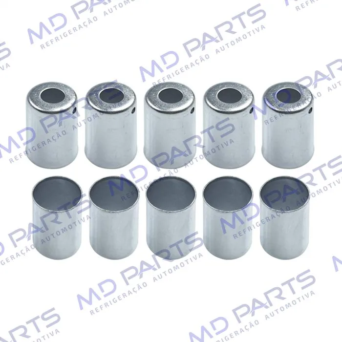 Caneca Clip 06mm 5/16 Polegadas Aço Recozido Dureza 01 Pacote Com 10 Pçs