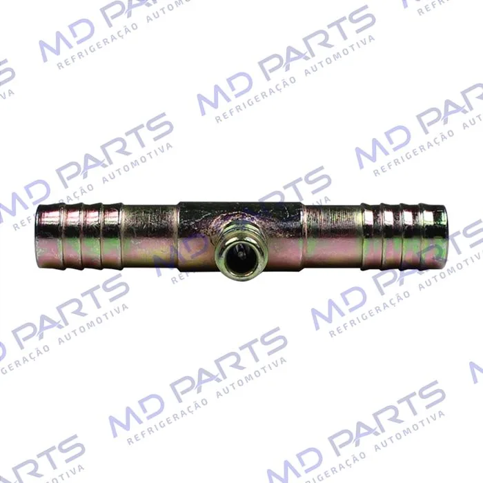 Emenda 12mm Aço c/ Válvula de Serviço R134a s/ Clip — foto 3