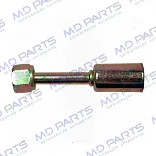 Conexão 06mm Aço Reta da Mangueira do Condensador ao Filtro Volkswagen Santana R134a