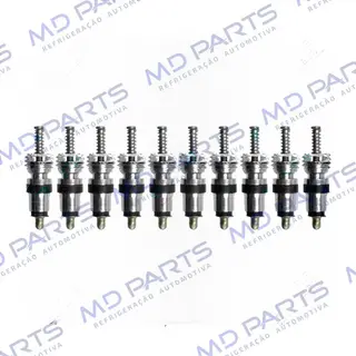 Núcleo de Válvula Schrader Nitrilica Standart-bore 5v1 Fiat Uno/ Palio Fire Pacote Com 10 Pçs