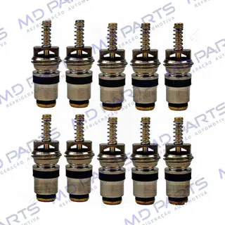 Núcleo Válvula Schrader Large-Bore Rosca M8 Renault Clio / Peugeot 206/ Caminhão Volvo FH Pacote Com 10 Pçs