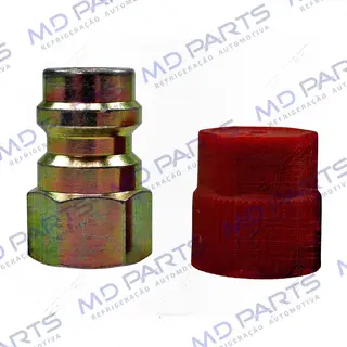 Adaptador Engate Rapido de Alta R12 Para R134a 3/16