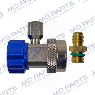 Bico Manômetro Baixa R134A Engate Rápido Importado
