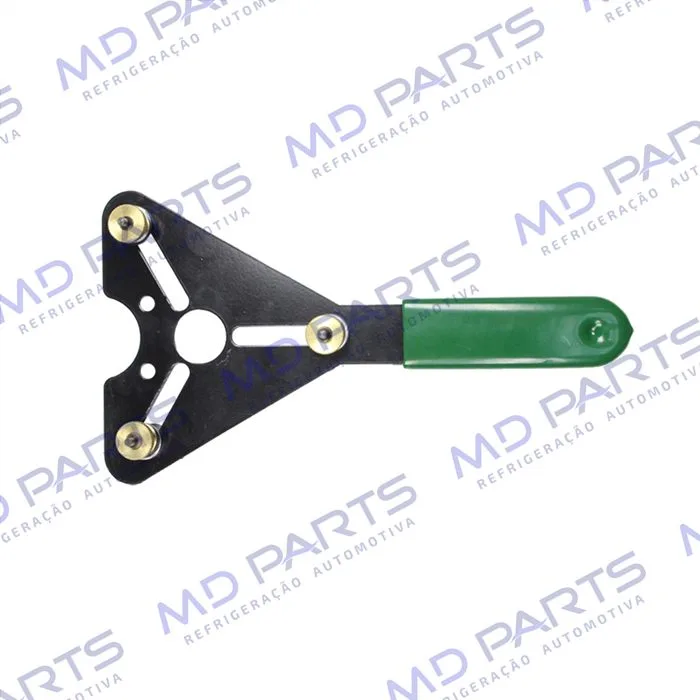 Chave Trizeta para Travar Embreagem para Remover ou Instalar Porca do Eixo Compressor Harrison/Sanden