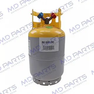 Cilindro de Gás Refrigerante R134a 12 Kg 2 Via c/ Válvulas Mastercool