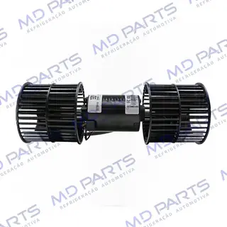 Ventilador Universal 2 Eixos da Caixa Evaporadora Universal com Turbina - 12 Volts