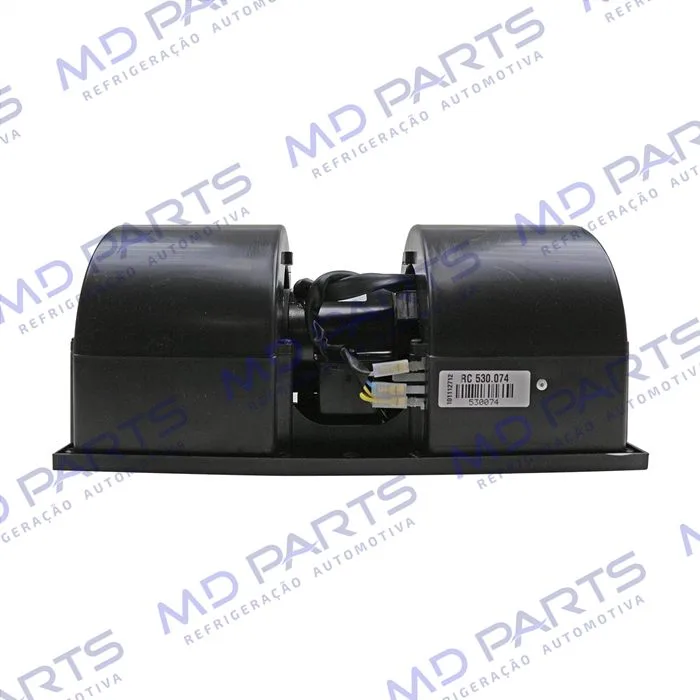 Ventilador Universal com Caracol 2 Eixos 3 Velocidades Turbina 114mm 12 Volts - OEM: 32729820/ 32730010