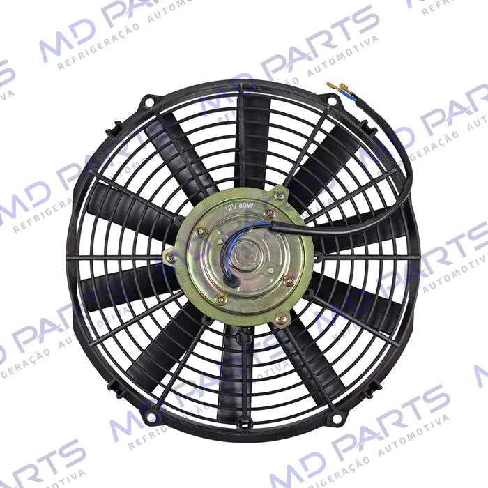 Eletroventilador Universal Pás Reta 12 Polegadas - 12 Volts OEM: 82351700