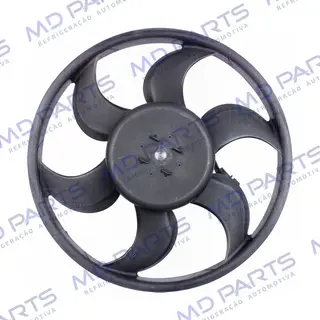 Eletroventilador do Radiador Volkswagen Gol G3 1.0 Turbo 1.6/ 1.8/ 2.0 1999> c/ Ar Condicionado 320mm - 12 Volts