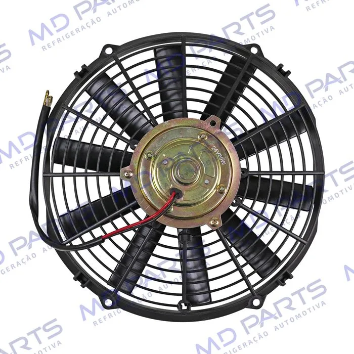 Eletroventilador Universal 12 Polegadas Pás Reta - 24 Volts