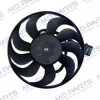 Eletroventilador Auxiliar do Radiador Volkswagen Golf 1.6/1.8/2.0 1999> / Audi A3 - 12 Volts Diametro 290mm