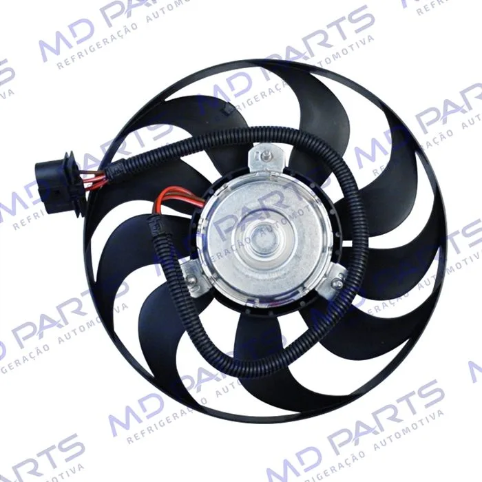 Eletroventilador Auxiliar do Radiador Volkswagen Golf 1.6/1.8/2.0 1999> / Audi A3 - 12 Volts Diametro 290mm — foto 2