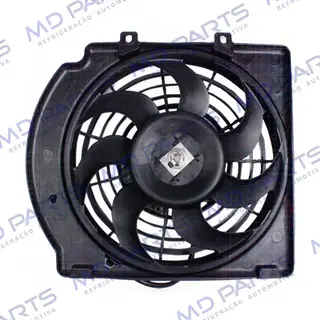 Eletroventilador do Condensador Chevrolet Corsa/ Celta Zexel 1999 Até 2002/ Corsa Milenium >2009 - 12 Volts OEM: 93286686