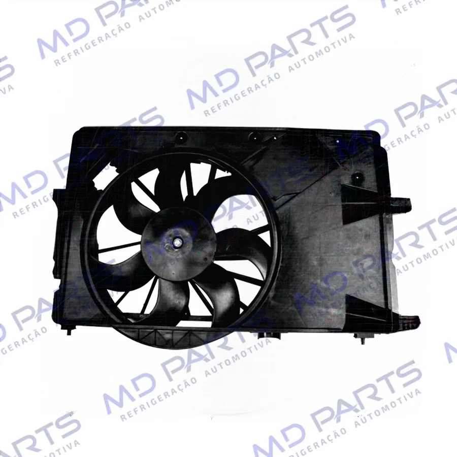 Eletroventilador do Radiador com Defletor Chevrolet Meriva 2003 Até 2005 - 12 Volts OEM: 52402308