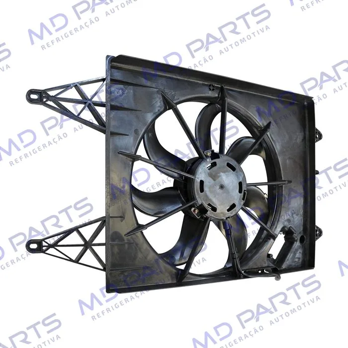 Eletroventilador do Radiador Volkswagen Polo/ Gol G5/ Saveiro G5/ Voyage/ Fox 3 Pinos Todos 2007> Importado - 12 Volts — foto 6