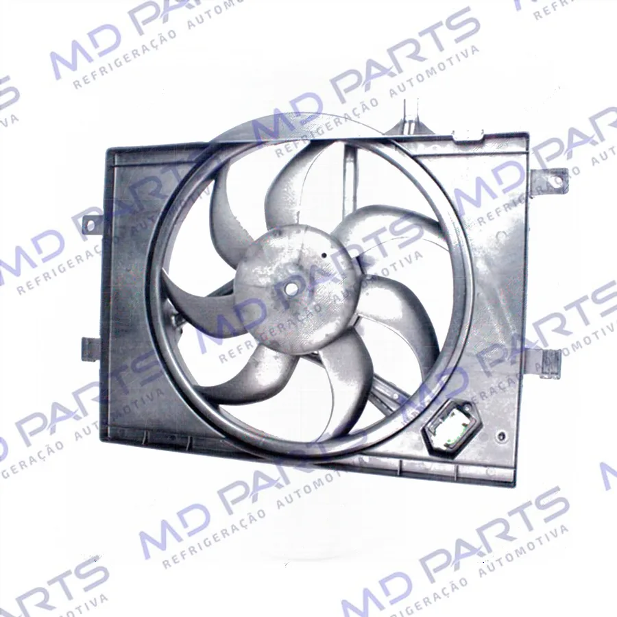 Eletroventilador do Radiador c/ Defletor Fiat Palio 1.0 Young/1.3 /1.4 2001 Até 2003 / Idea 1.4/1.8 2006 Até 2010 Sistema Behr - 12 Volts OEM: 46799284 / 51797700
